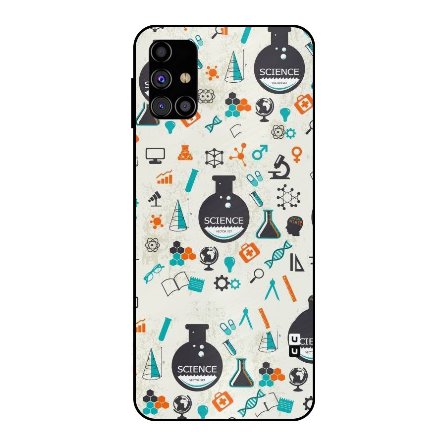Science Side Metal Back Case for Galaxy M31s