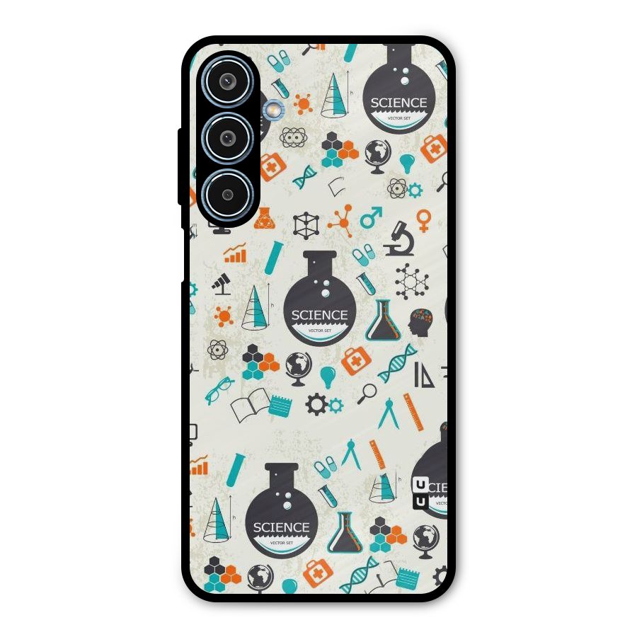 Science Side Metal Back Case for Galaxy M35