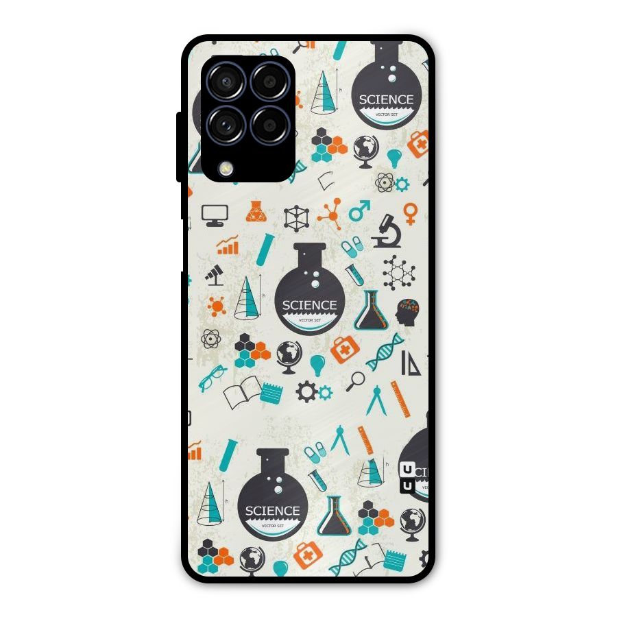 Science Side Metal Back Case for Galaxy M53 5G