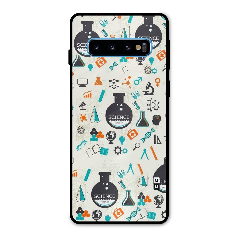 Science Side Metal Back Case for Galaxy S10