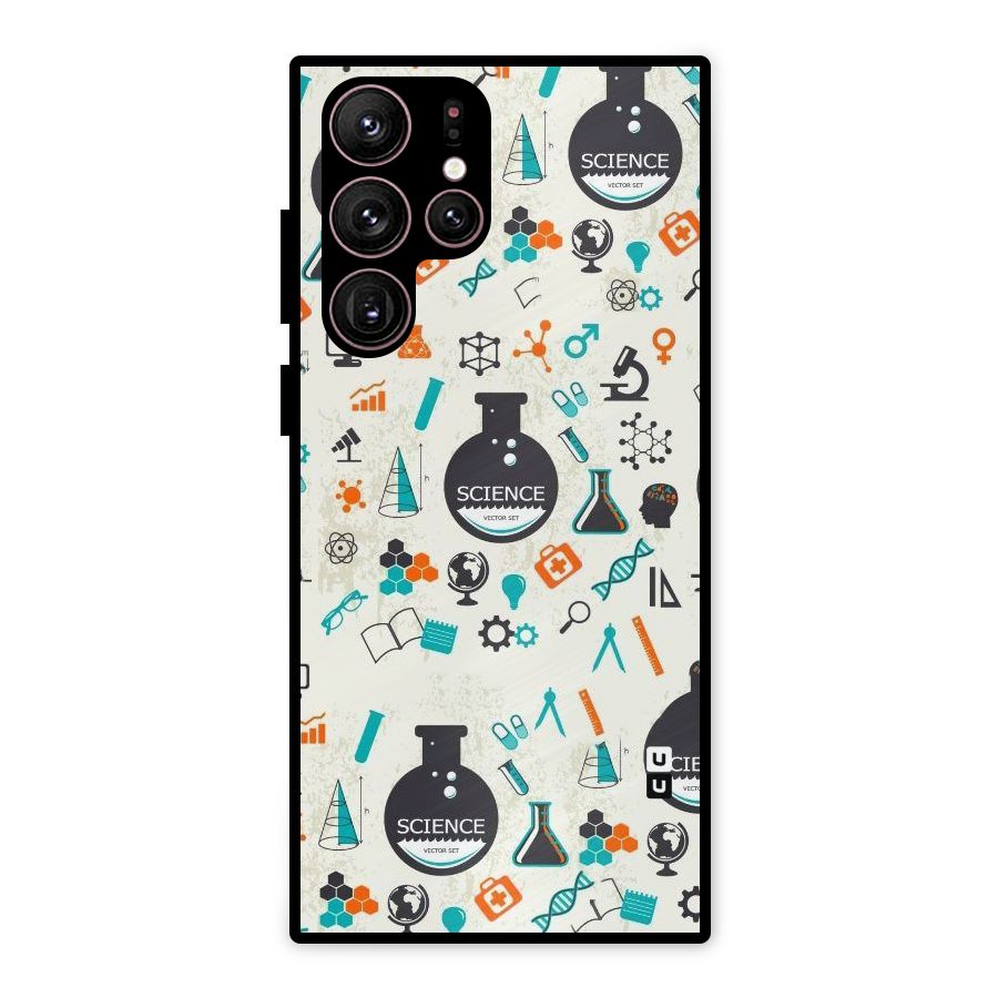 Science Side Metal Back Case for Galaxy S22 Ultra 5G