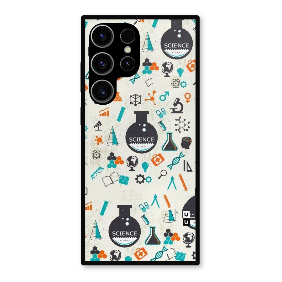 Science Side Metal Back Case for Galaxy S23 Ultra