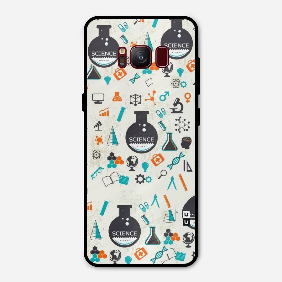 Science Side Metal Back Case for Galaxy S8