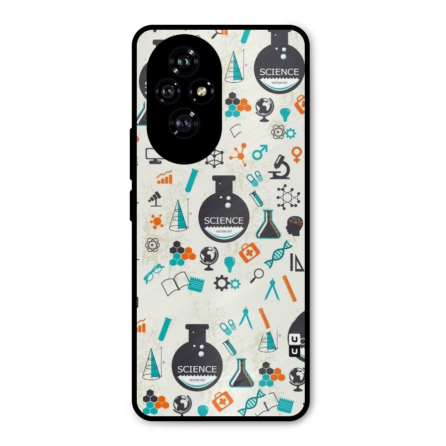 Science Side Metal Back Case for Honor 200