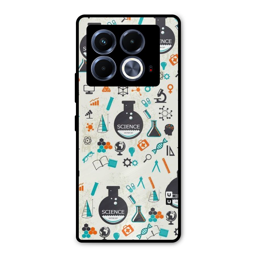 Science Side Metal Back Case for Infinix Note 40 5G