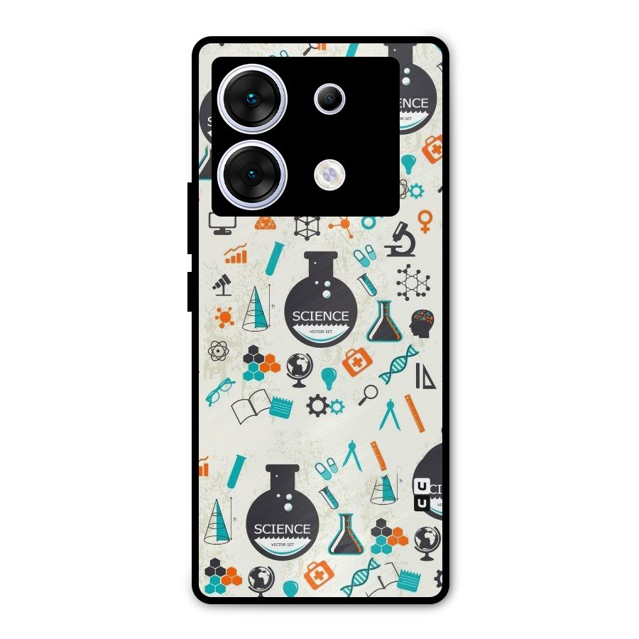 Science Side Metal Back Case for Infinix Zero 30 5G