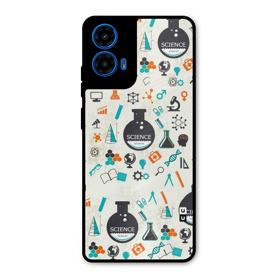 Science Side Metal Back Case for Moto G45