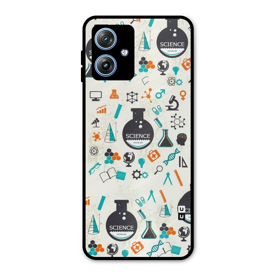 Science Side Metal Back Case for Moto G54