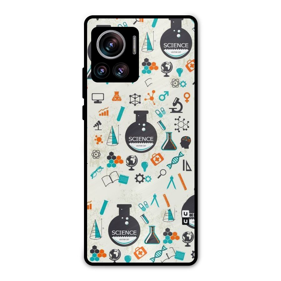 Science Side Metal Back Case for Motorola Edge 30 Ultra
