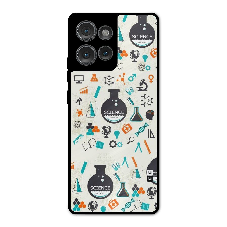 Science Side Metal Back Case for Motorola Edge 50