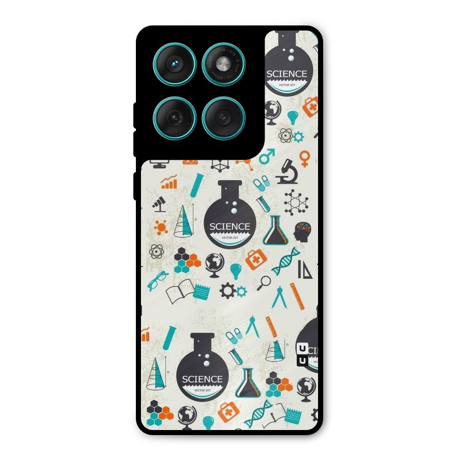 Science Side Metal Back Case for Motorola Edge 60