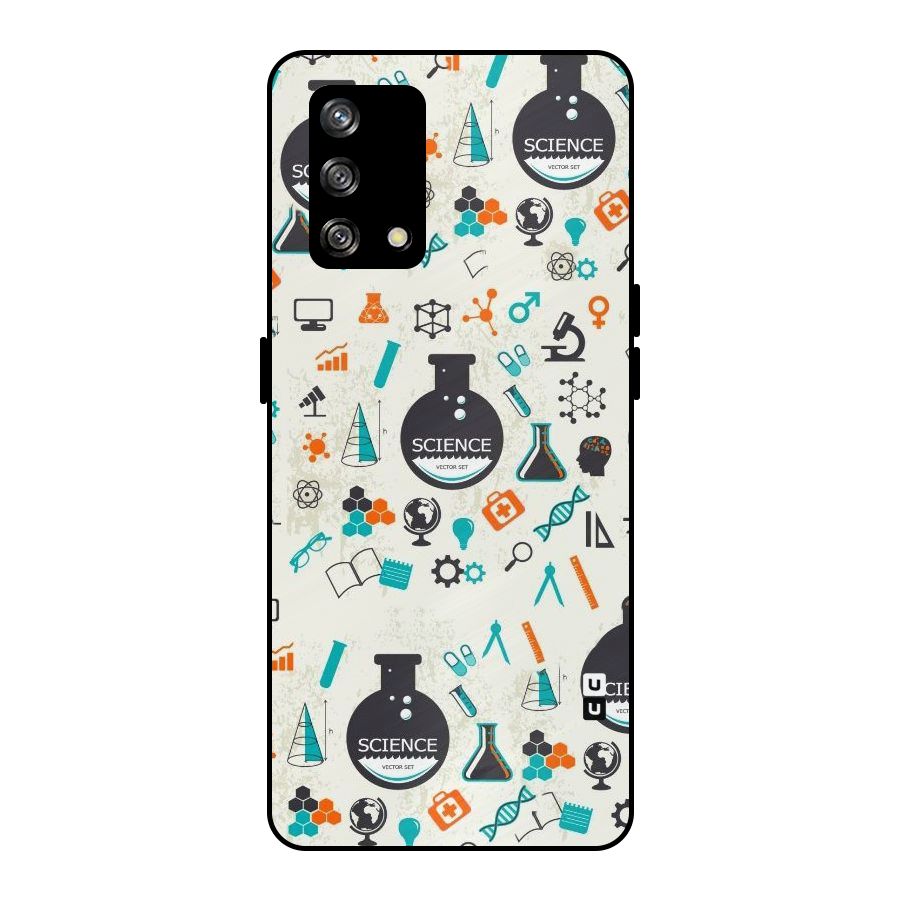 Science Side Metal Back Case for Oppo F19
