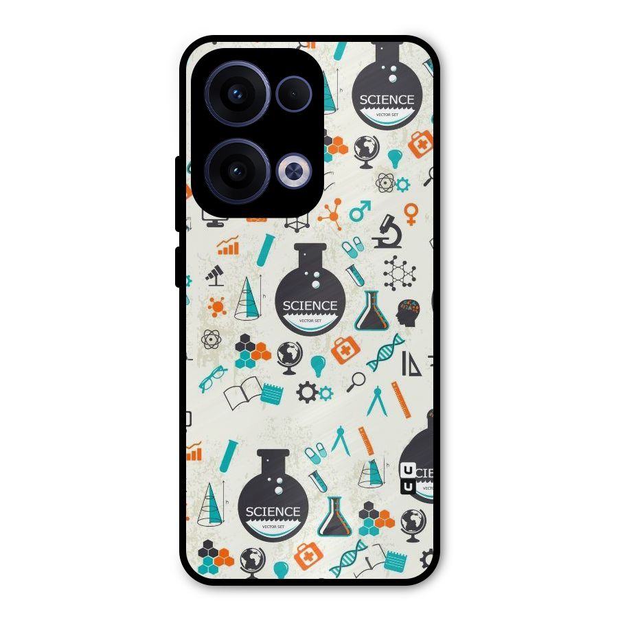 Science Side Metal Back Case for Oppo Reno13