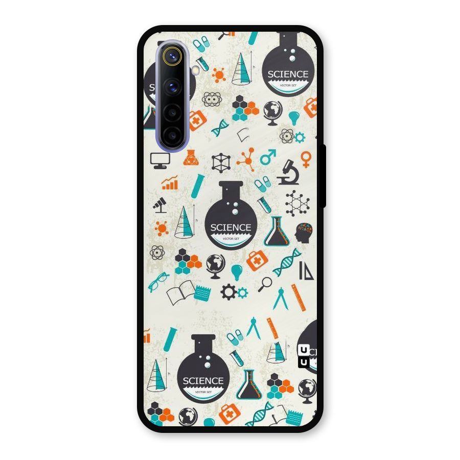 Science Side Metal Back Case for Realme 6i