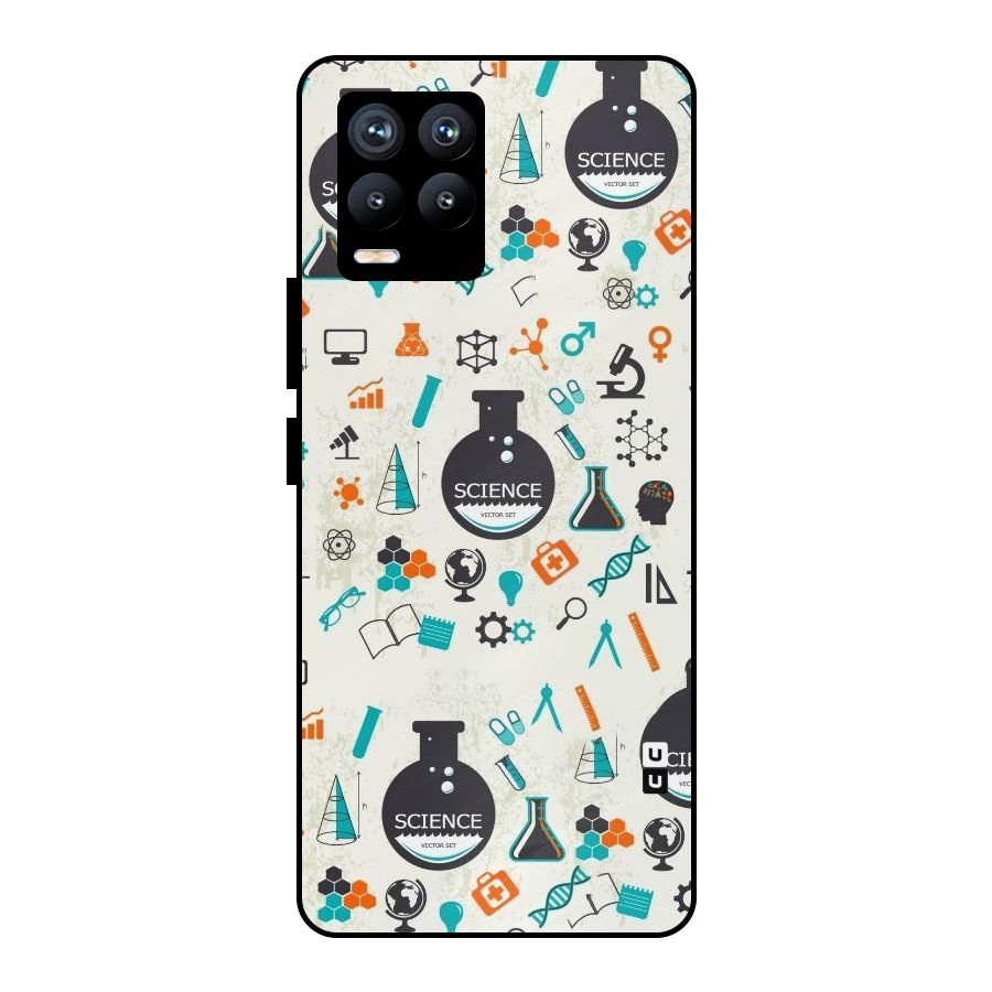 Science Side Metal Back Case for Realme 8 Pro