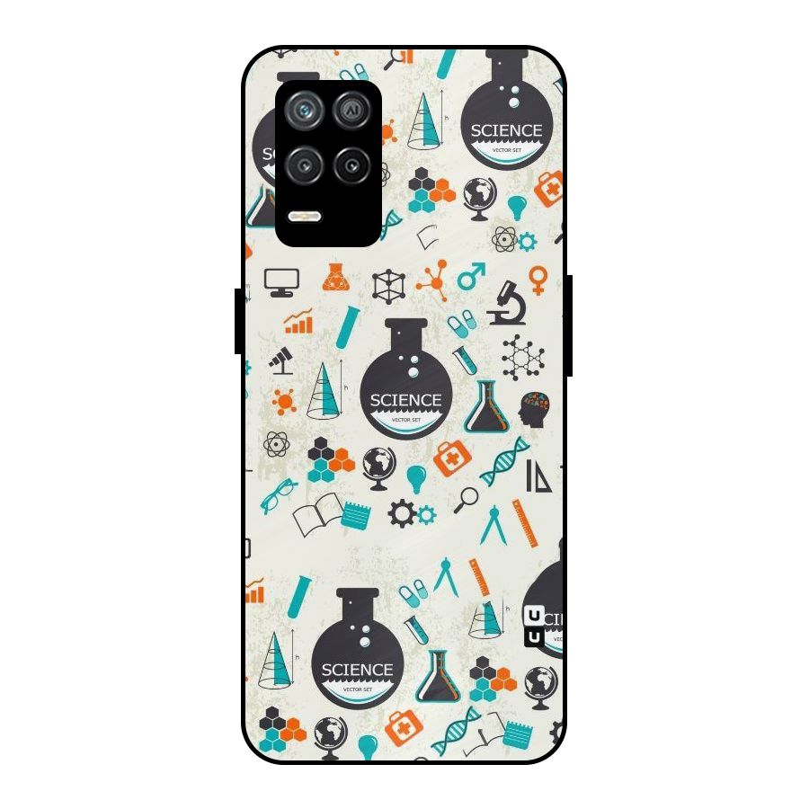 Science Side Metal Back Case for Realme 8s 5G