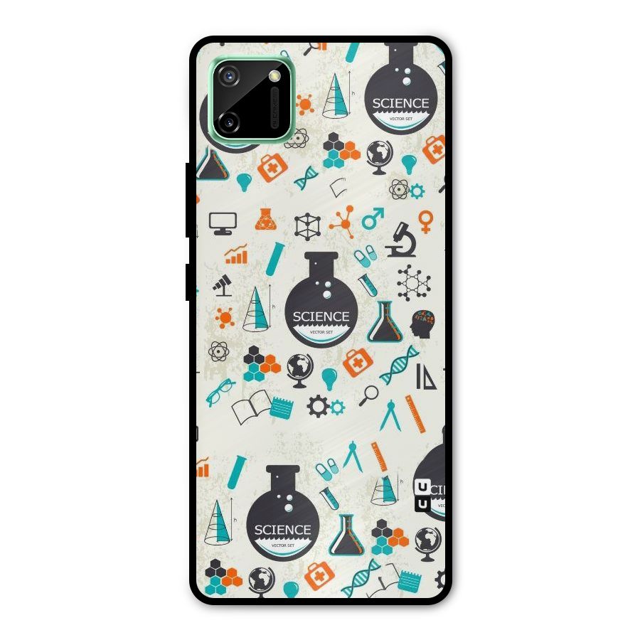 Science Side Metal Back Case for Realme C11