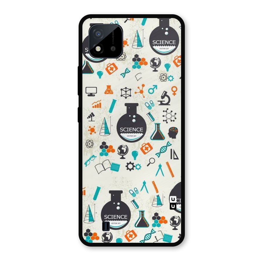 Science Side Metal Back Case for Realme C11 2021
