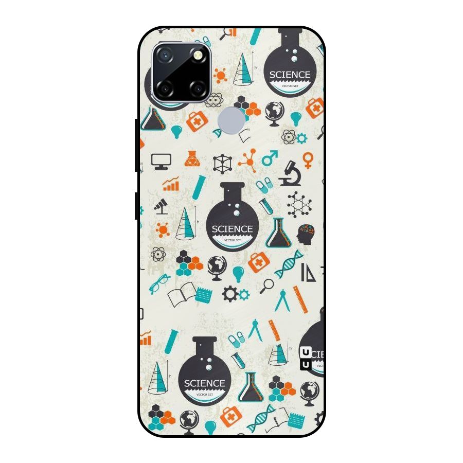 Science Side Metal Back Case for Realme Narzo 30A
