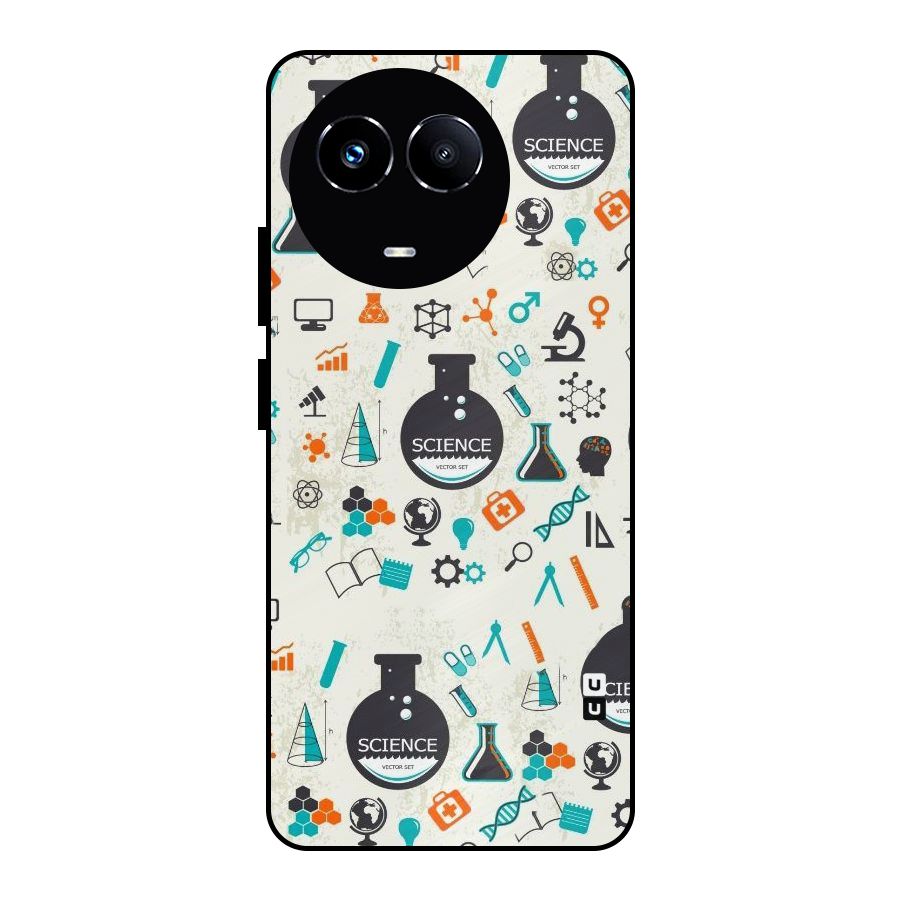 Science Side Metal Back Case for Realme Narzo 60X