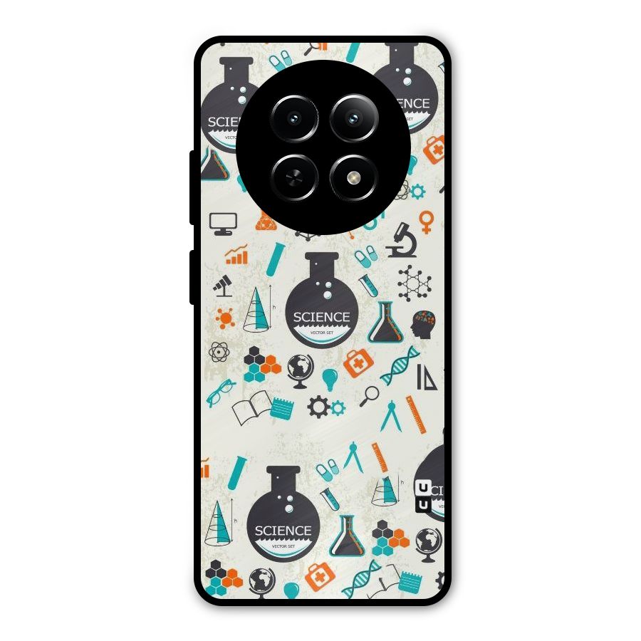 Science Side Metal Back Case for Realme Narzo 70x 5G
