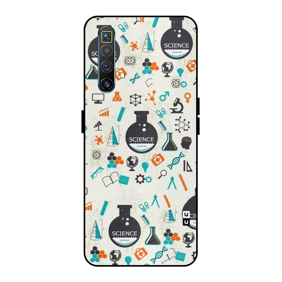 Science Side Metal Back Case for Realme X3