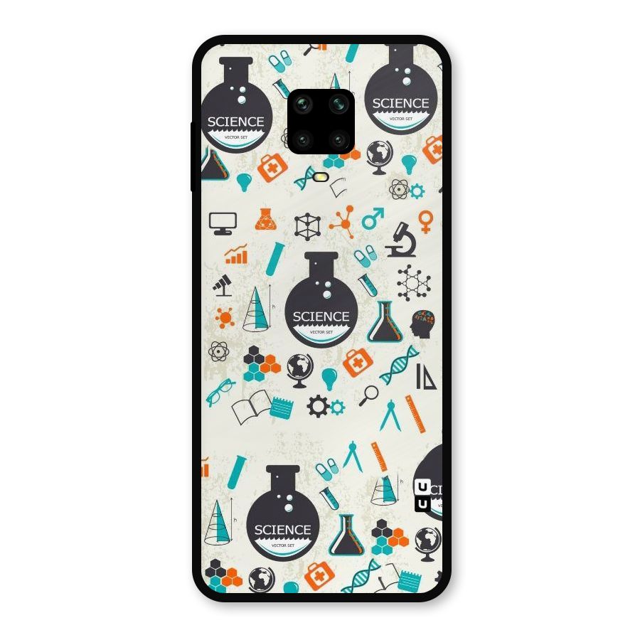 Science Side Metal Back Case for Redmi Note 10 Lite