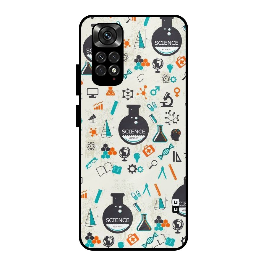 Science Side Metal Back Case for Redmi Note 11 Pro