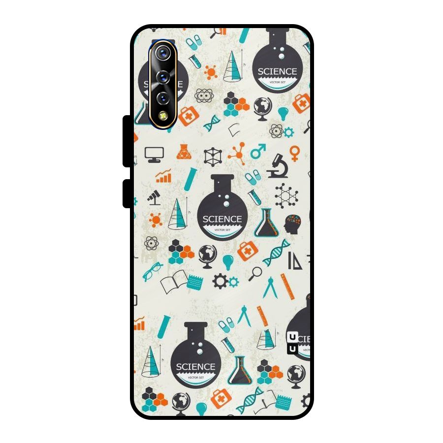 Science Side Metal Back Case for Vivo S1