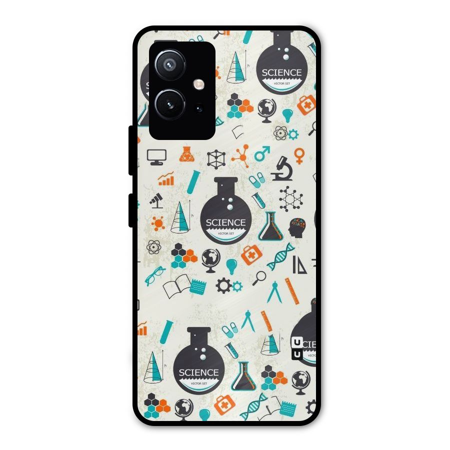 Science Side Metal Back Case for Vivo T1 5G