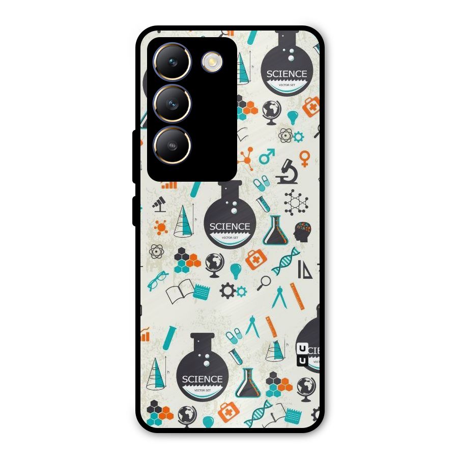 Science Side Metal Back Case for Vivo T3 5G