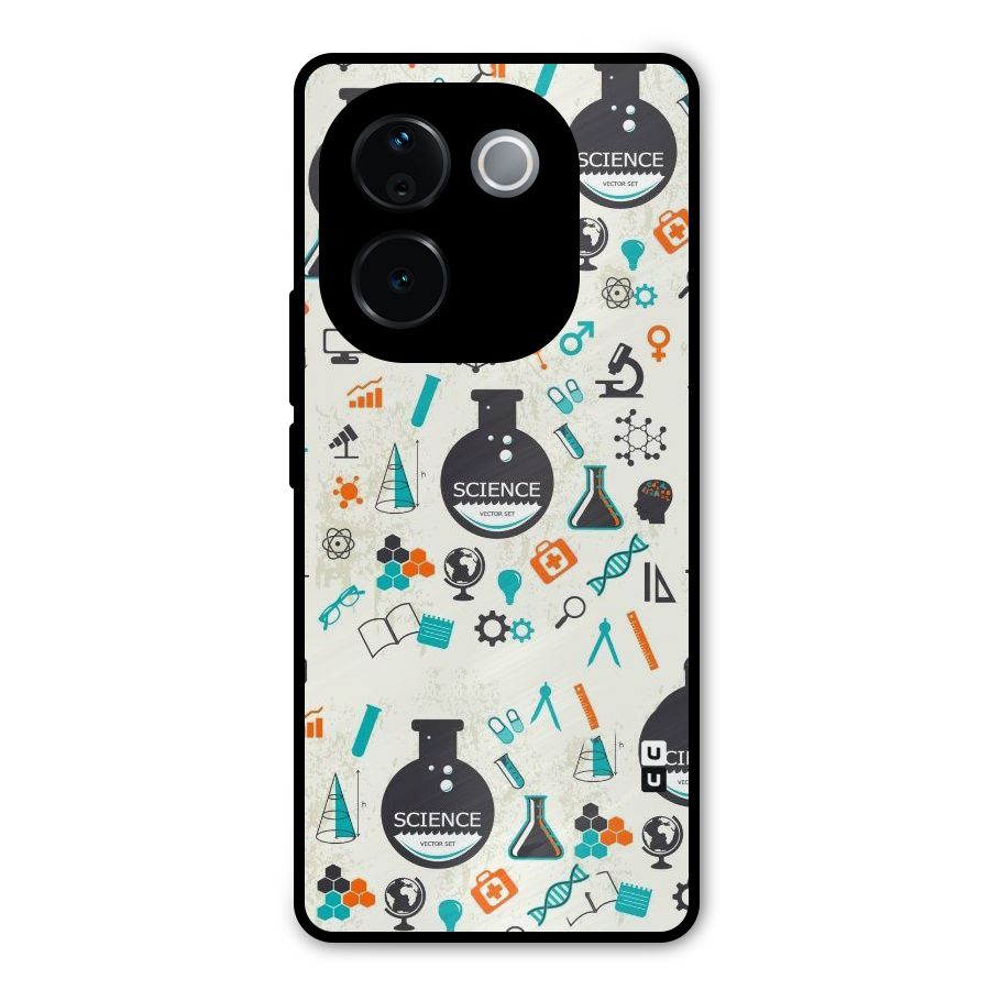 Science Side Metal Back Case for Vivo T3 Pro