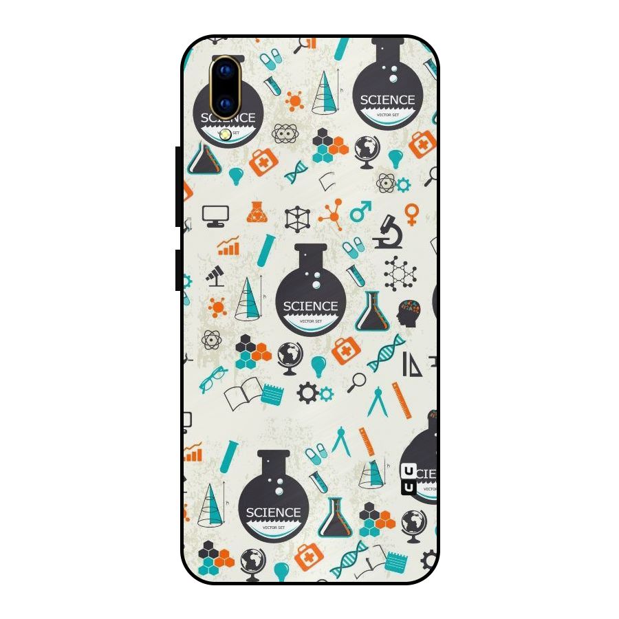 Science Side Metal Back Case for Vivo V11 Pro