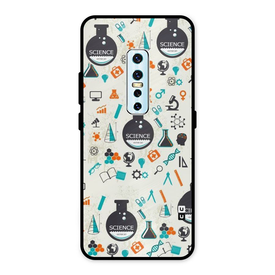 Science Side Metal Back Case for Vivo V17 Pro