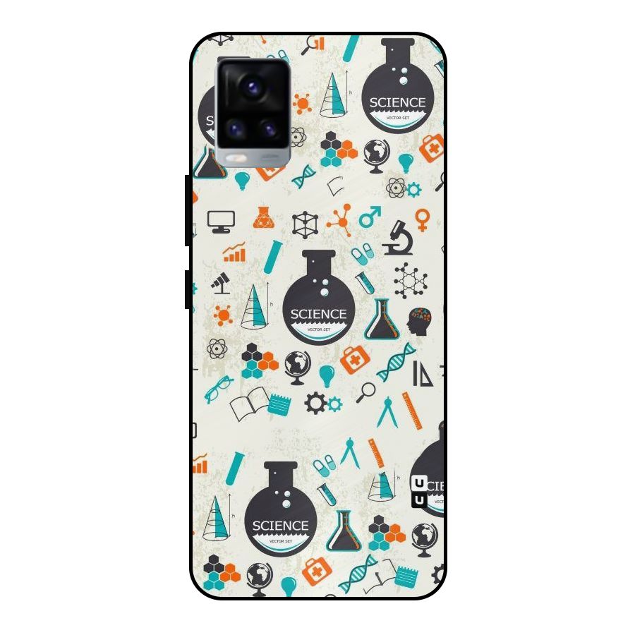 Science Side Metal Back Case for Vivo V20 2021