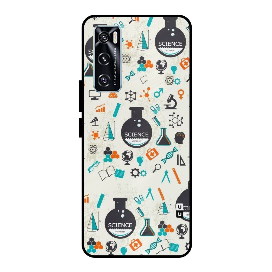 Science Side Metal Back Case for Vivo V20 SE