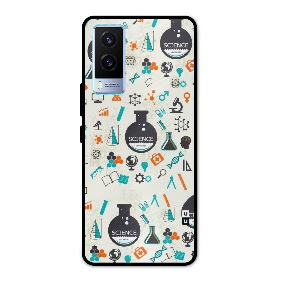 Science Side Metal Back Case for Vivo V21e 5G