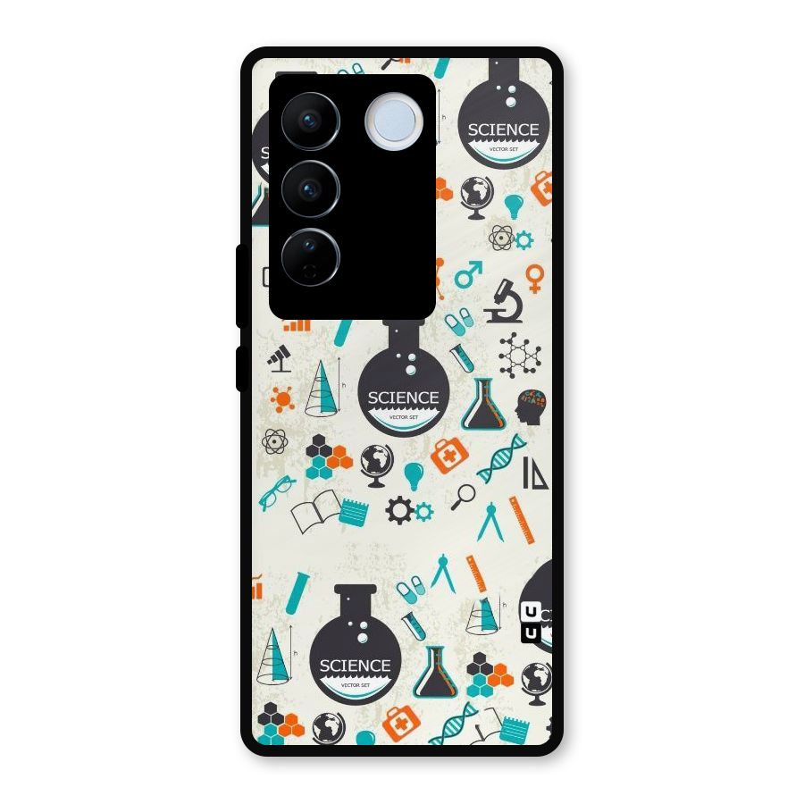Science Side Metal Back Case for Vivo V27