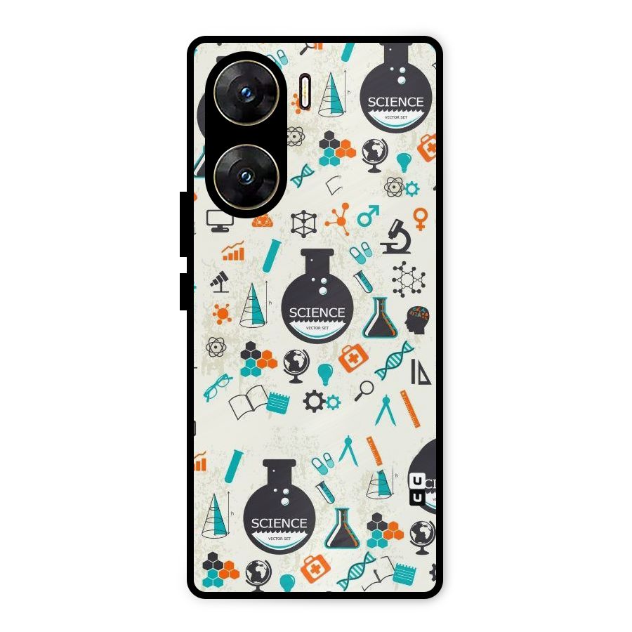 Science Side Metal Back Case for Vivo V29e