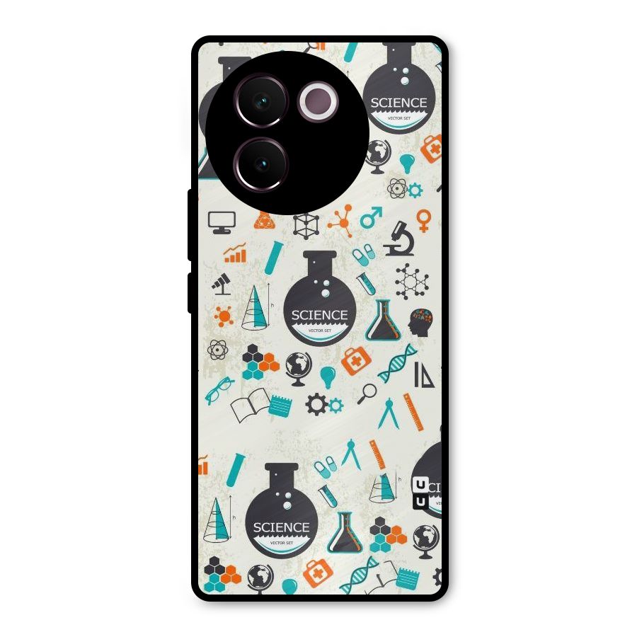 Science Side Metal Back Case for Vivo V30e