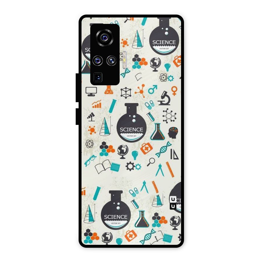 Science Side Metal Back Case for Vivo X50 Pro