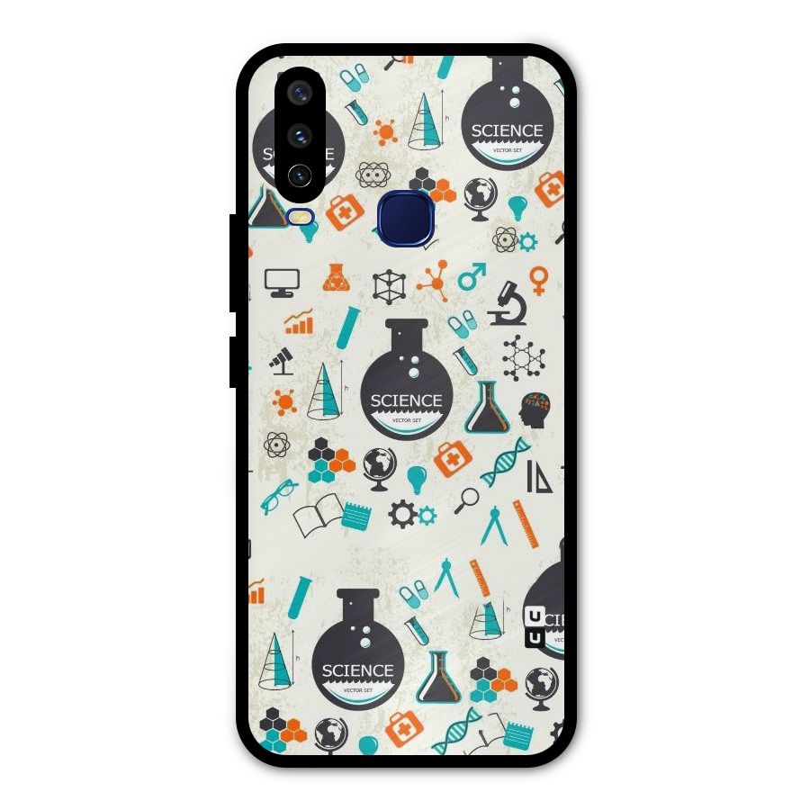 Science Side Metal Back Case for Vivo Y15