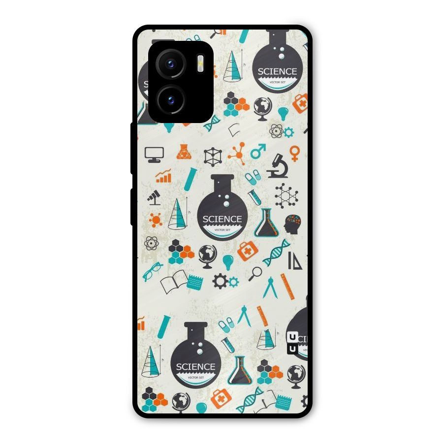 Science Side Metal Back Case for Vivo Y15s