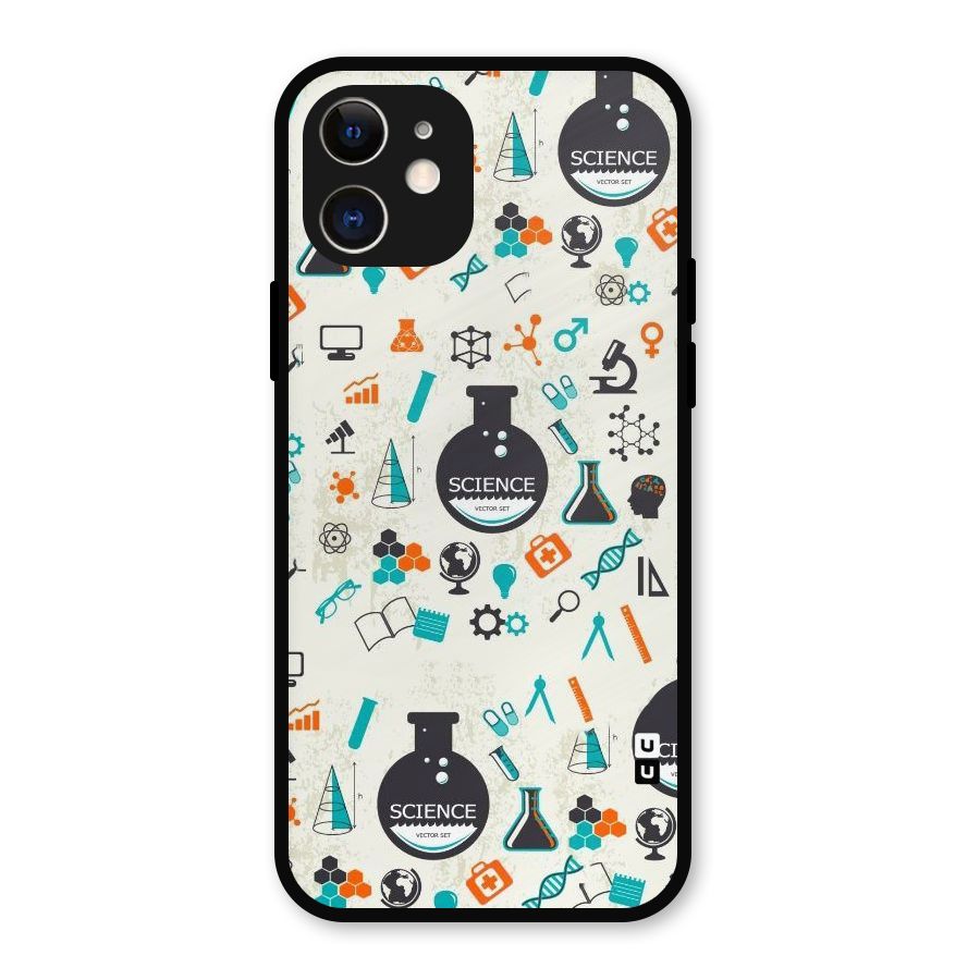Science Side Metal Back Case for iPhone 12