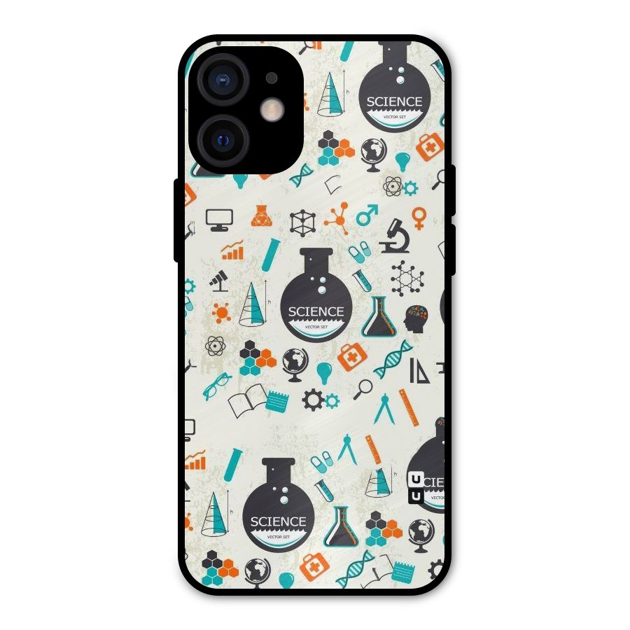 Science Side Metal Back Case for iPhone 12 Mini