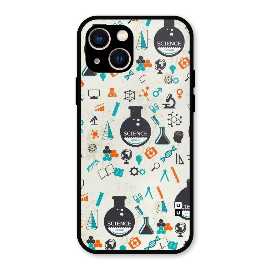 Science Side Metal Back Case for iPhone 13