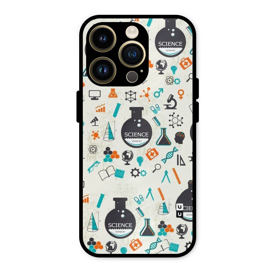 Science Side Metal Back Case for iPhone 14 Pro