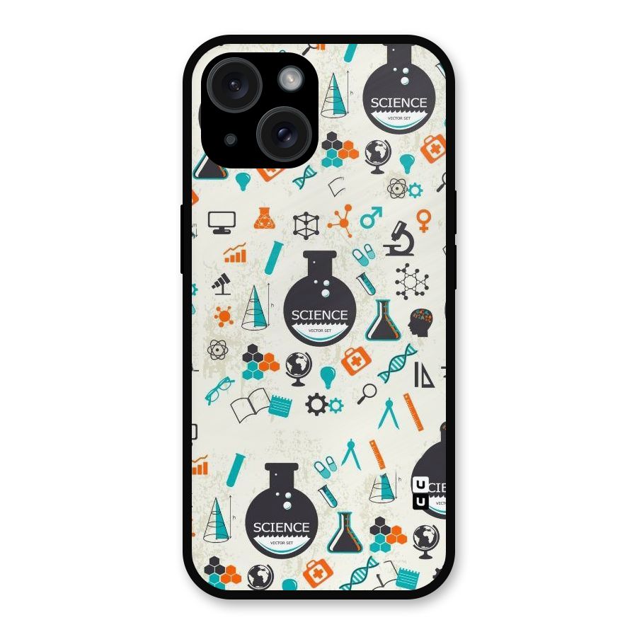 Science Side Metal Back Case for iPhone 15