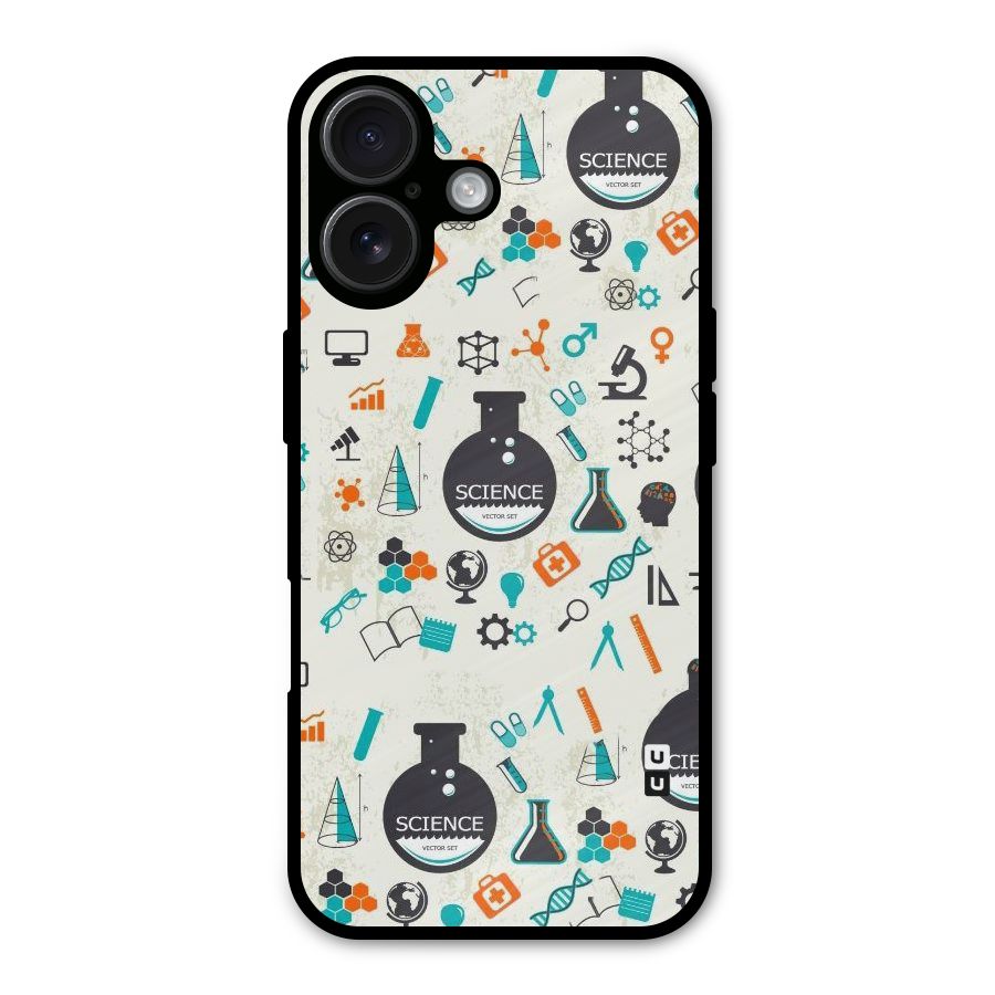 Science Side Metal Back Case for iPhone 16