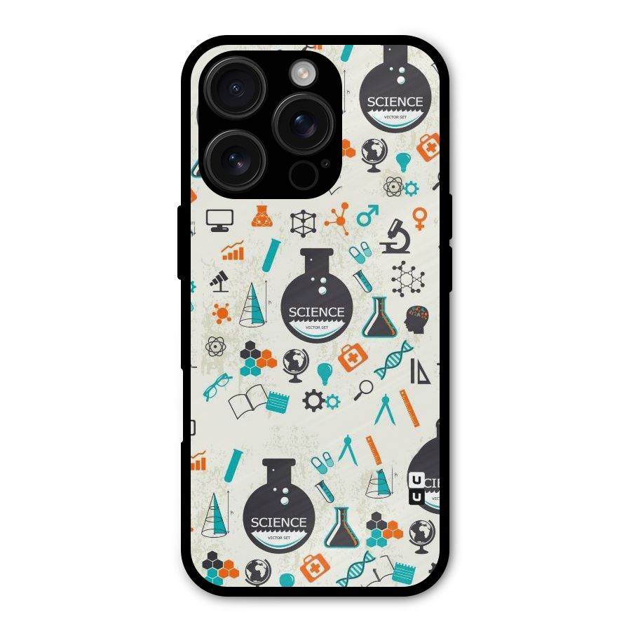 Science Side Metal Back Case for iPhone 16 Pro